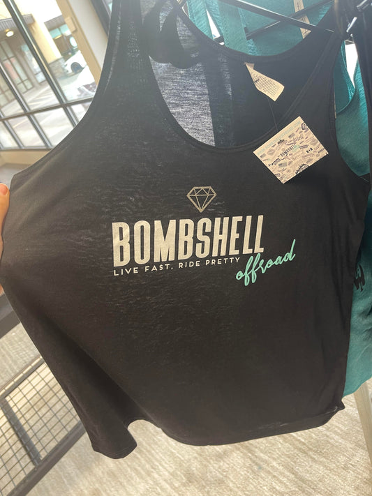 Flowy Bombshell Logo Tank